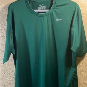 Nike Green Pro Combat T-Shirt